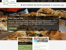 Tablet Screenshot of deserttastytours.com